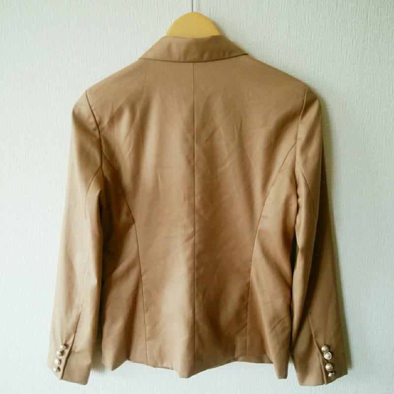 イング INGNI ジャケット、上着 ジャケット、ブレザー M 無地 ベージュ / ベージュ / レディース USED 古着 中古 10011559