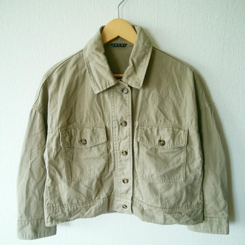 イング INGNI ジャケット、上着 ジャケット、ブレザー M 無地 ベージュ / ベージュ / レディース USED 古着 中古 10011560