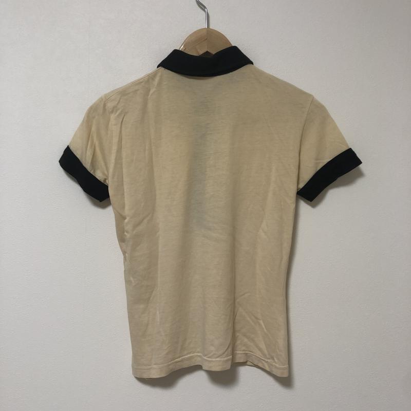 パトリック・コックス PATRICK COX カットソー 半袖 S 無地 ベージュ / ベージュ / X 黒 / ブラック / レディース USED 古着 中古 10011616
