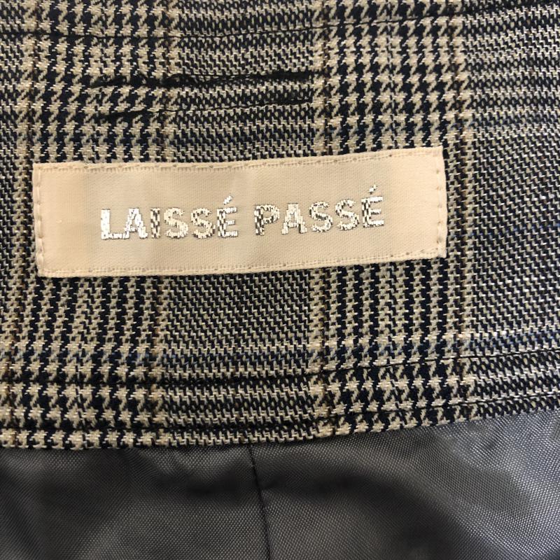 レッセパッセ LAISSE PASSE パンツ ショートパンツ 38 チェック 灰 / グレー / X 黒 / ブラック / X 白 / ホワイト / X 茶 / ブラウン / レディース USED 古着 中古 10011628