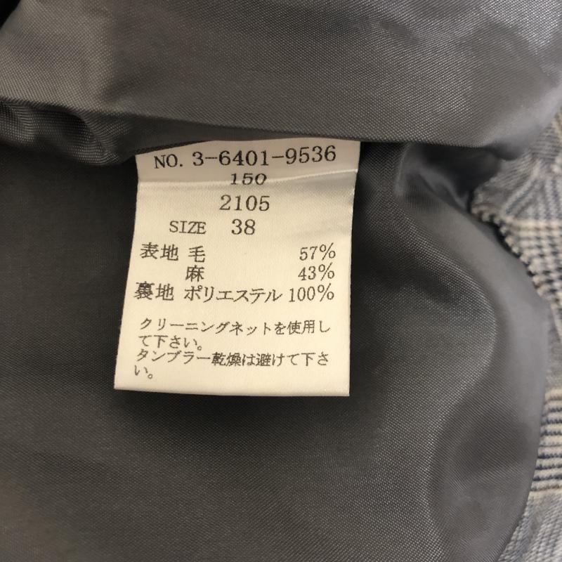 レッセパッセ LAISSE PASSE パンツ ショートパンツ 38 チェック 灰 / グレー / X 黒 / ブラック / X 白 / ホワイト / X 茶 / ブラウン / レディース USED 古着 中古 10011628