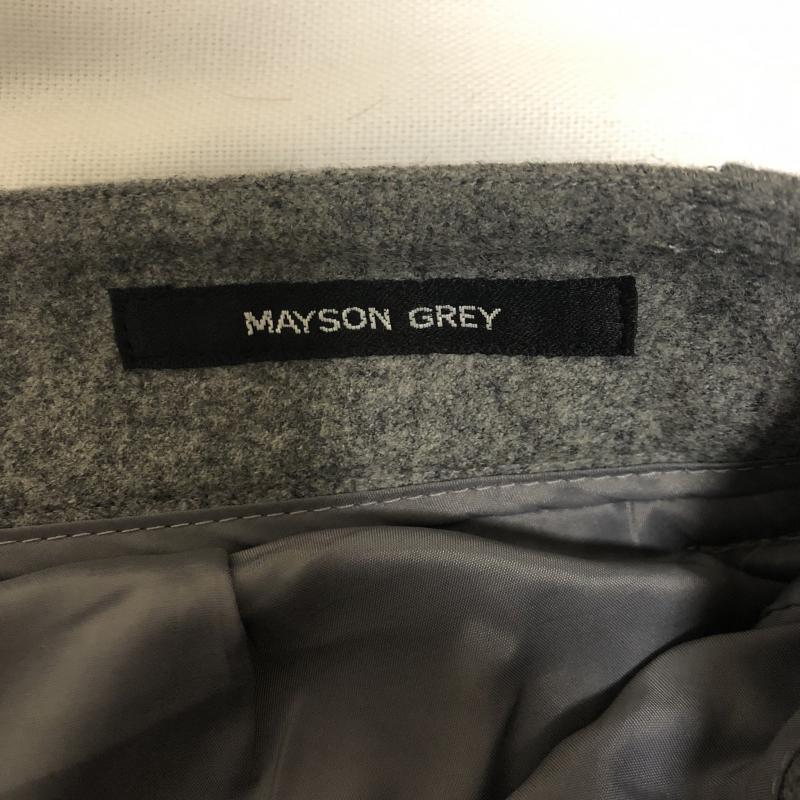 メイソングレイ MAYSON GREY パンツ スラックス 2 無地 灰 / グレー / レディース USED 古着 中古 10011632