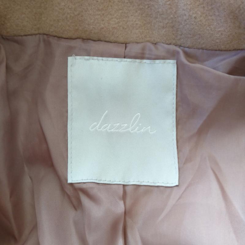 ダズリン dazzlin コート コート一般 M 無地 ベージュ / ベージュ / レディース USED 古着 中古 10011649