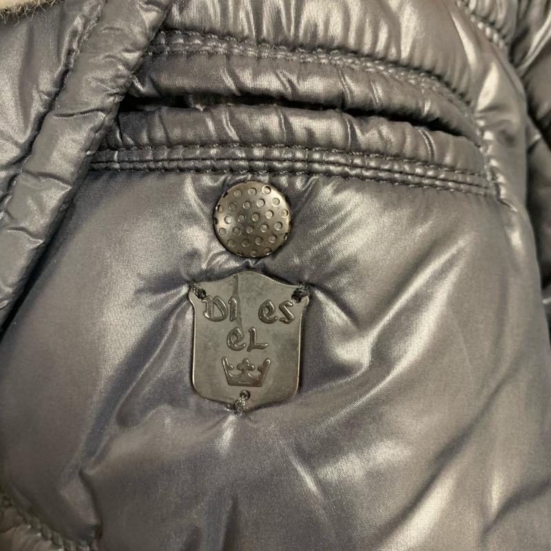 ディーゼル DIESEL コート コート一般 中綿入りコート M 無地 X ワンポイント 黒 / ブラック / メンズ USED 古着 中古 10011776