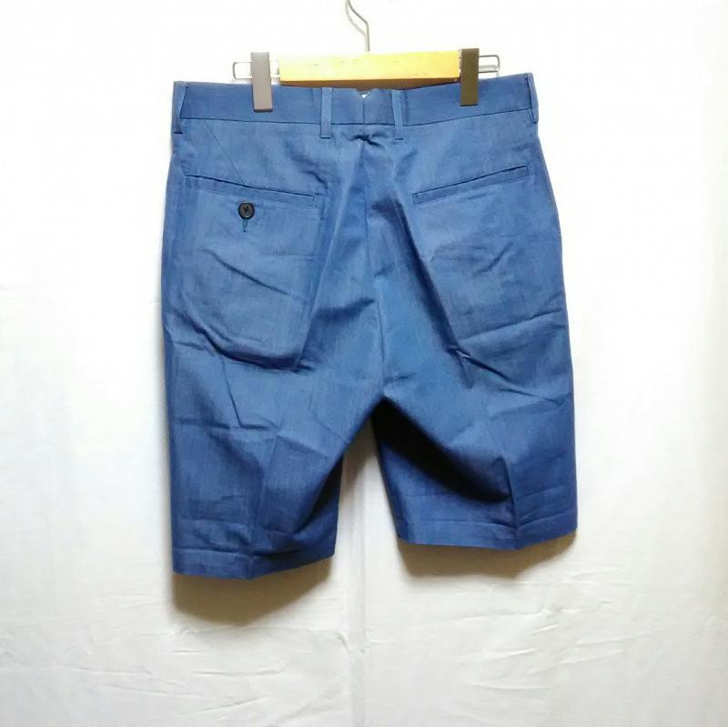 ハレ HARE パンツ ショートパンツ M 無地 青 / ブルー / メンズ USED 古着 中古 10011889