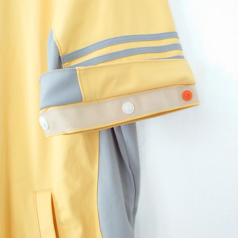 アディダス adidas トップス トップス 2way/ジャージ 無地 X ワンポイント 灰 / グレー / X 黄 / イエロー / メンズ USED 古着 中古 10011917