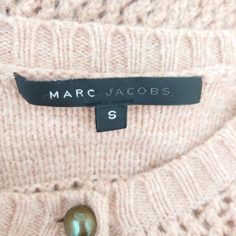 マークバイマークジェイコブス MARC by MARC JACOBS カーディガン 長袖 S 無地 桃 / ピンク / X 茶 / ブラウン / レディース USED 古着 中古 10011945