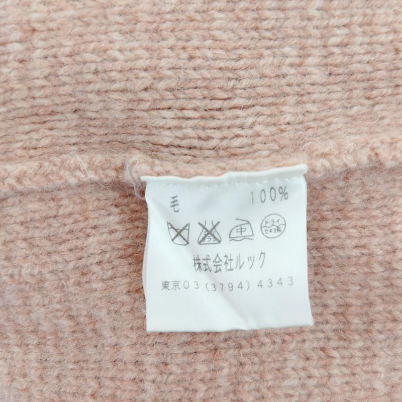 マークバイマークジェイコブス MARC by MARC JACOBS カーディガン 長袖 S 無地 桃 / ピンク / X 茶 / ブラウン / レディース USED 古着 中古 10011945
