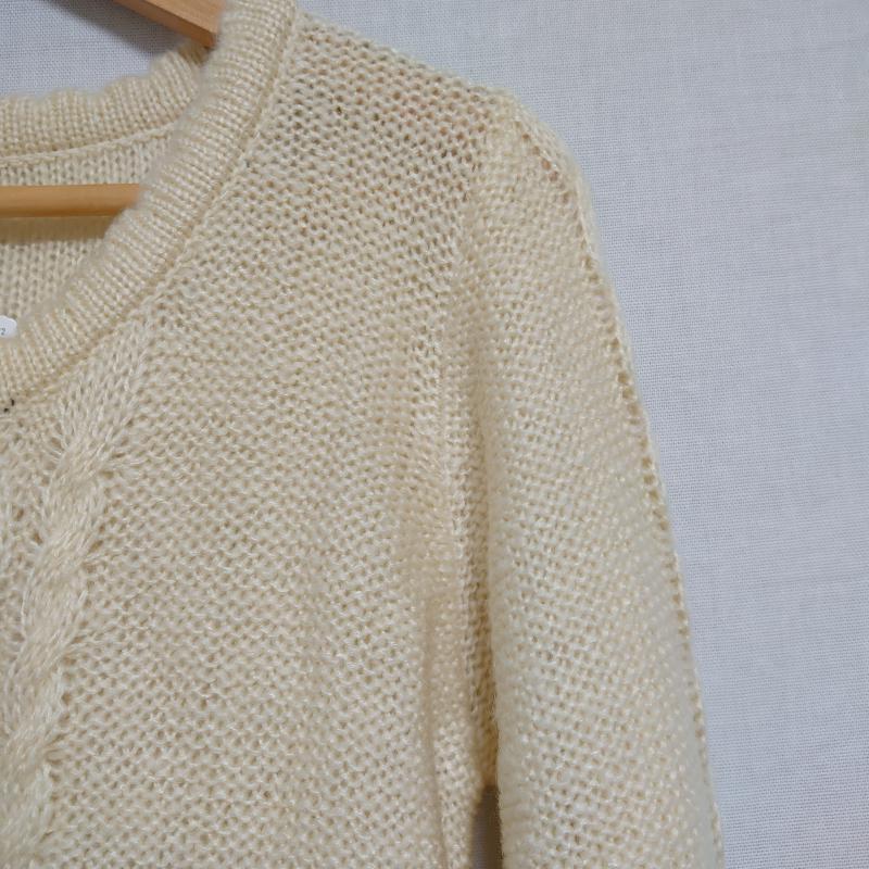 アクシーズファム axes femme ワンピース ひざ丈スカート M 無地 白 / ホワイト / X ベージュ / ベージュ / レディース USED 古着 中古 10011950