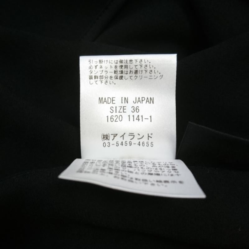 グレースコンチネンタル GRACE CONTINENTAL ジャケット、上着 ジャケット、ブレザー ジョーゼットテーラー/セット品 36 無地 X 黒 / ブラック / レディース USED 古着 中古 10011983