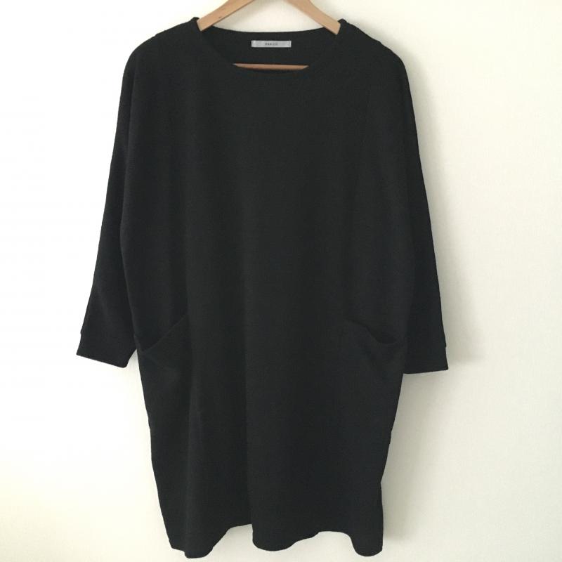 パーリッシィ PAR ICI ワンピース ミニスカート FREE 無地 黒 / ブラック / レディース USED 古着 中古 10012008