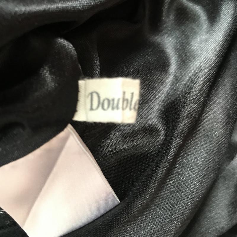 ダブルダージル DOUBLEDAZZLE パンツ スラックス M ストライプ 黒 / ブラック / X 灰 / グレー / レディース USED 古着 中古 10012065