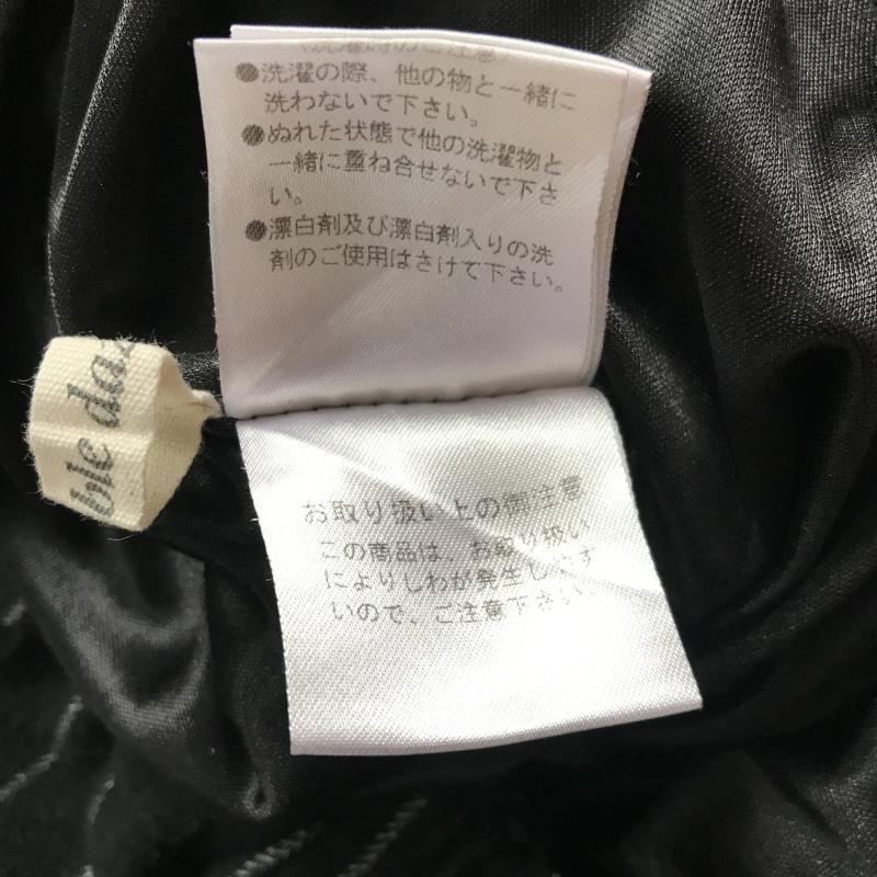 ダブルダージル DOUBLEDAZZLE パンツ スラックス M ストライプ 黒 / ブラック / X 灰 / グレー / レディース USED 古着 中古 10012065