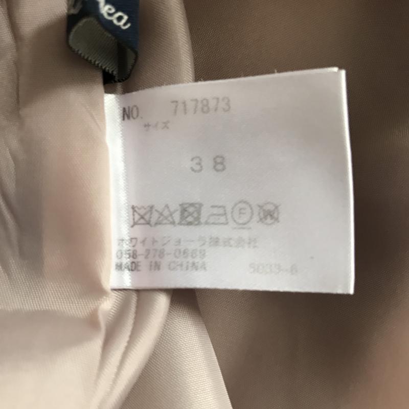 エンネア Ennea スカート ひざ丈スカート 38 無地 桃 / ピンク / レディース USED 古着 中古 10012066
