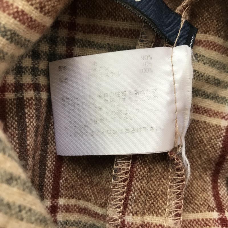 エンネア Ennea スカート ひざ丈スカート 36 チェック 茶 / ブラウン / X 赤 / レッド / X 黒 / ブラック / レディース USED 古着 中古 10012072