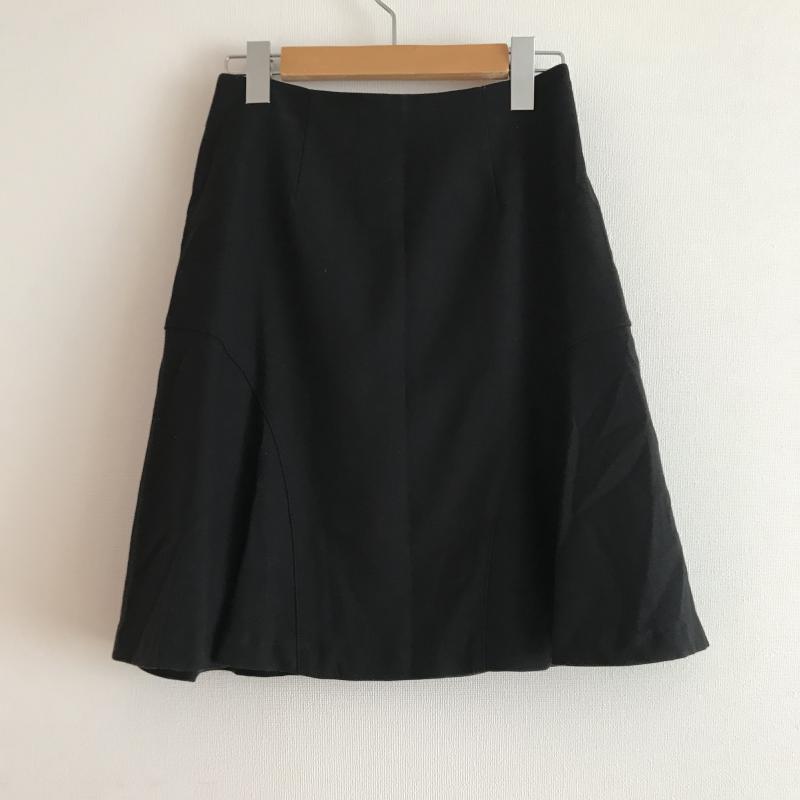 エンネア Ennea スカート ミニスカート 36 無地 黒 / ブラック / レディース USED 古着 中古 10012075