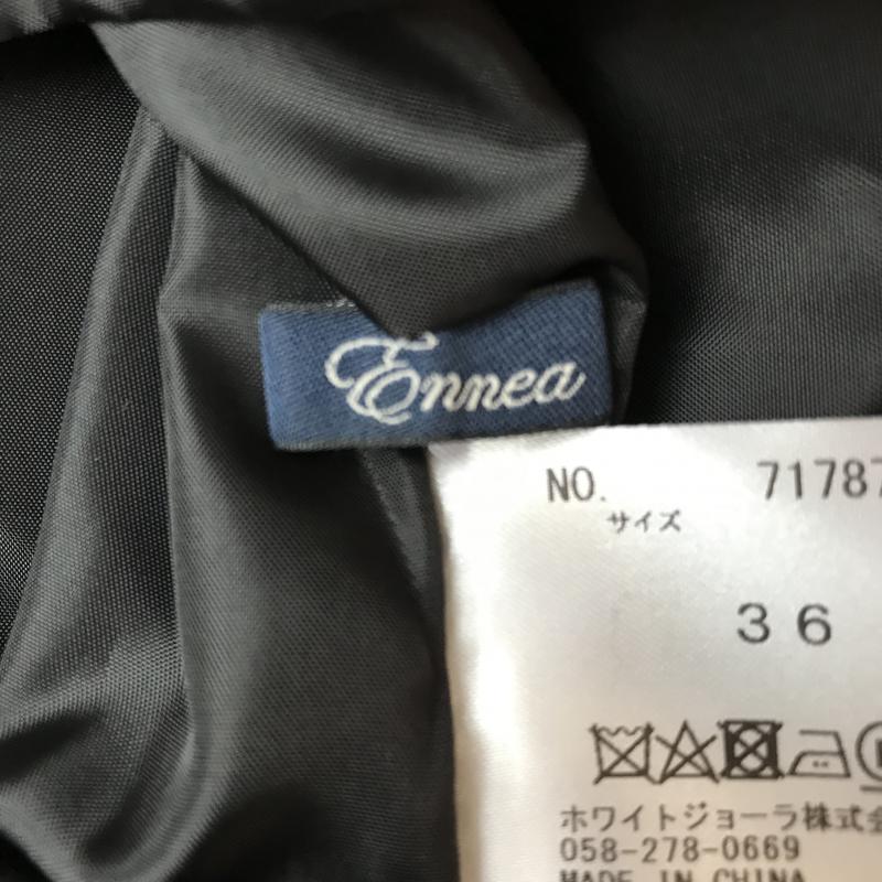 エンネア Ennea スカート ミニスカート 36 無地 黒 / ブラック / レディース USED 古着 中古 10012075