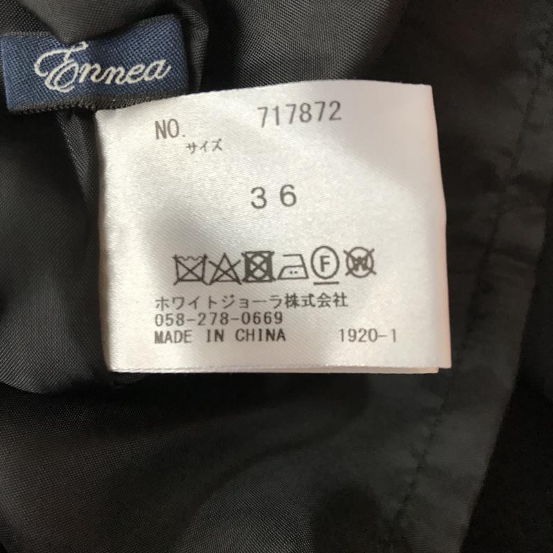 エンネア Ennea スカート ミニスカート 36 無地 黒 / ブラック / レディース USED 古着 中古 10012075