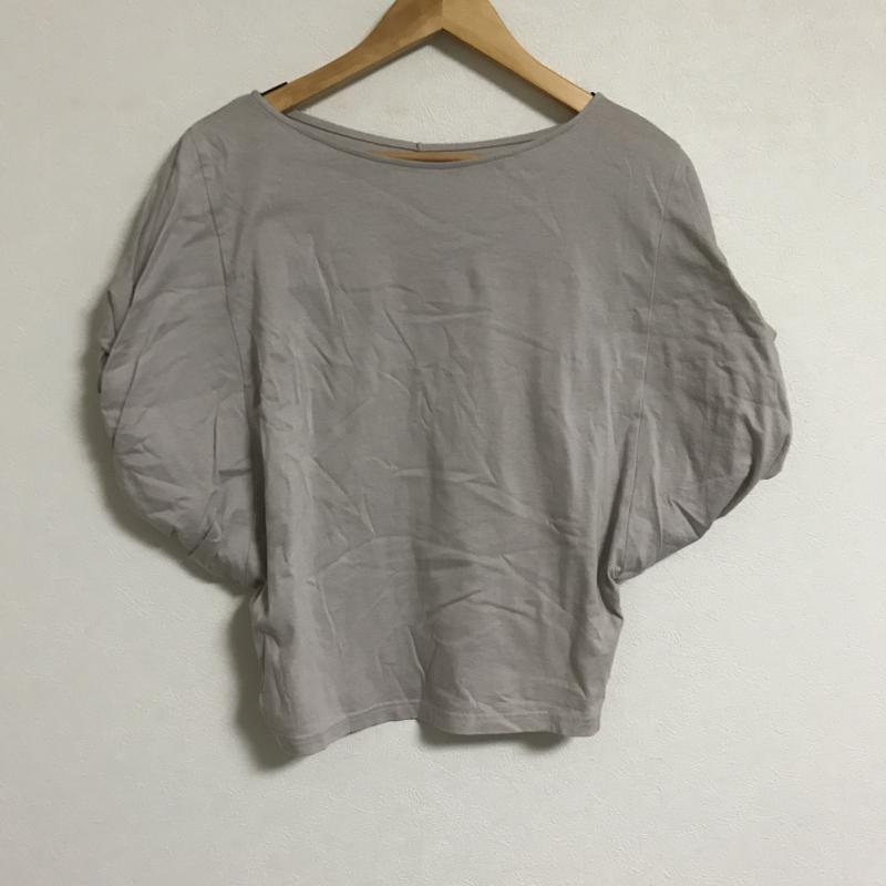 アナナス anana カットソー 半袖 36 無地 ベージュ / ベージュ / レディース USED 古着 中古 10012089
