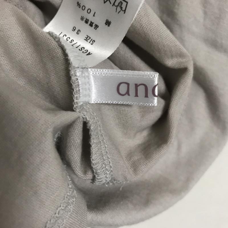 アナナス anana カットソー 半袖 36 無地 ベージュ / ベージュ / レディース USED 古着 中古 10012089