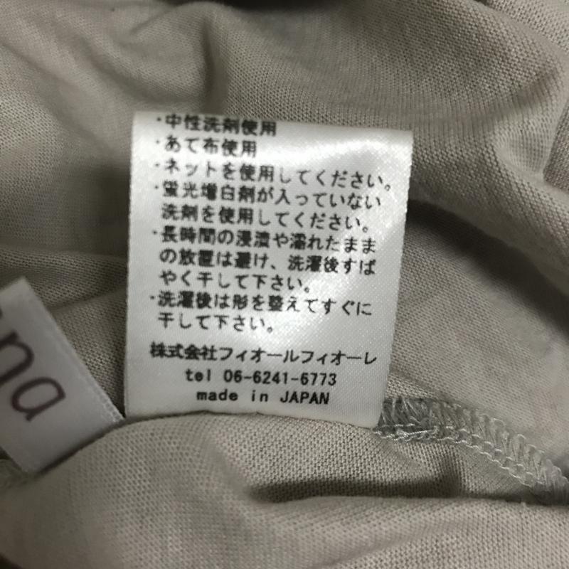 アナナス anana カットソー 半袖 36 無地 ベージュ / ベージュ / レディース USED 古着 中古 10012089