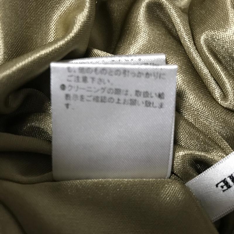 ドナマリー DONA MARIE スカート ひざ丈スカート 無地 黄 / イエロー / X 緑 / グリーン / レディース USED 古着 中古 10012095