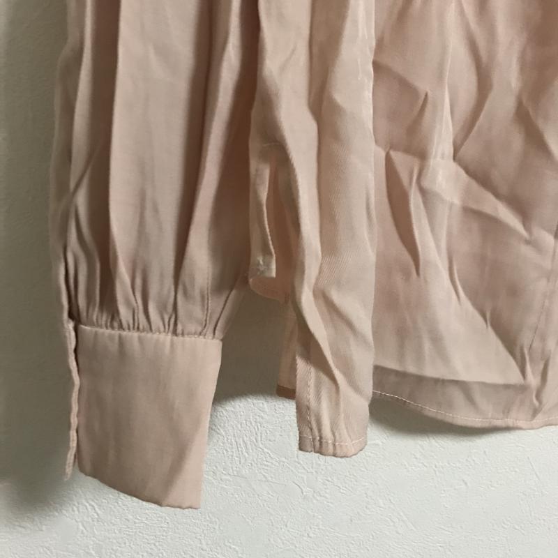 イノウェーブ innowave シャツ、ブラウス 長袖 38 無地 桃 / ピンク / レディース USED 古着 中古 10012110