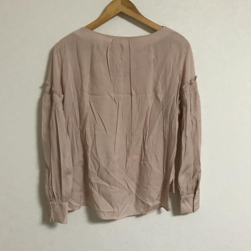 イノウェーブ innowave シャツ、ブラウス 長袖 38 無地 桃 / ピンク / レディース USED 古着 中古 10012110
