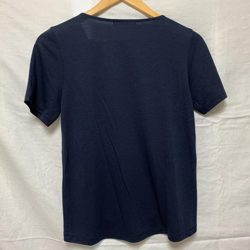 アンナクリーク anna kreek Tシャツ 半袖 無地 X 花柄 紺 / ネイビー / X 白 / ホワイト / レディース USED 古着 中古 10012122