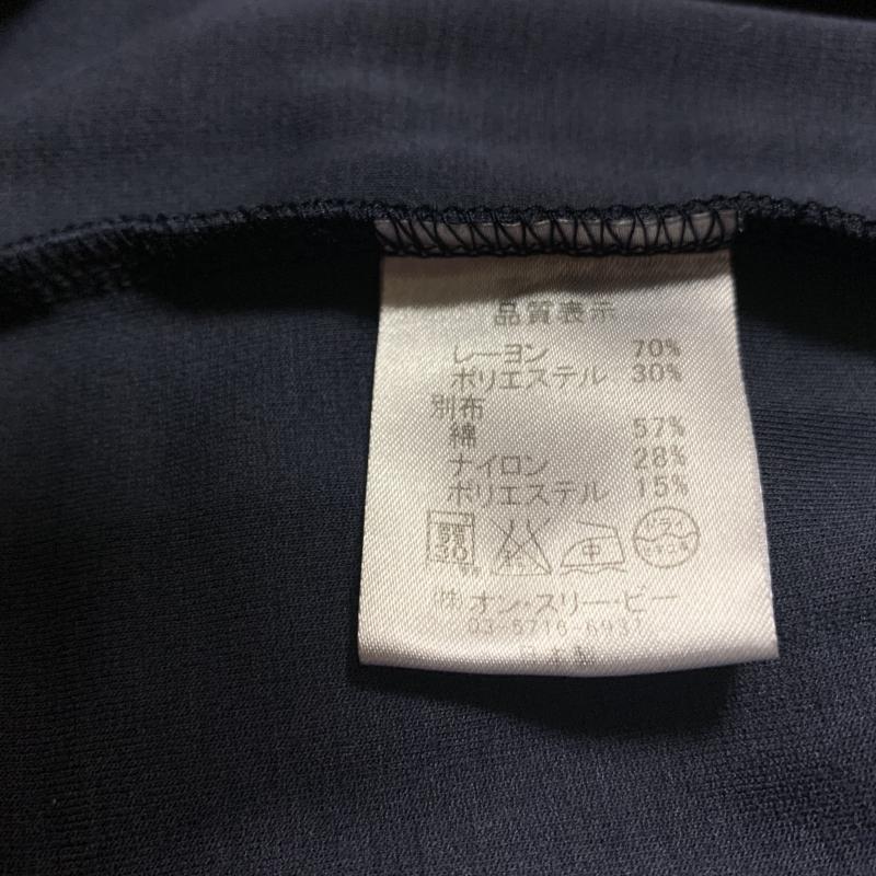 アンナクリーク anna kreek Tシャツ 半袖 無地 X 花柄 紺 / ネイビー / X 白 / ホワイト / レディース USED 古着 中古 10012122