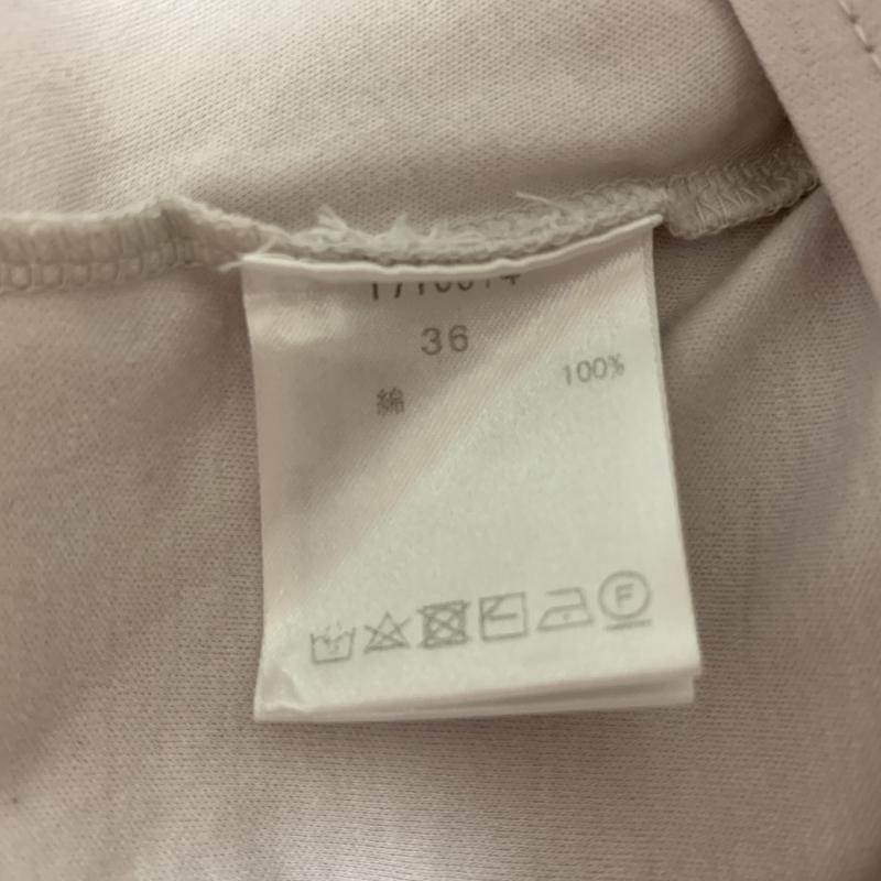 ヨーロ YOLO カットソー 半袖 ノースリーブ 36 無地 灰 / グレー / レディース USED 古着 中古 10012123