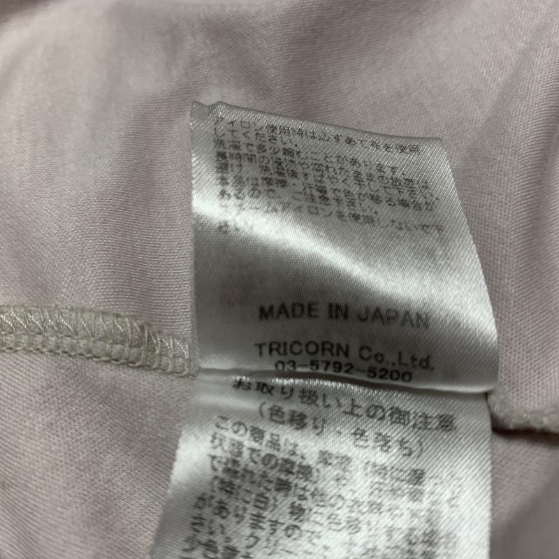 ヨーロ YOLO カットソー 半袖 ノースリーブ 36 無地 灰 / グレー / レディース USED 古着 中古 10012123