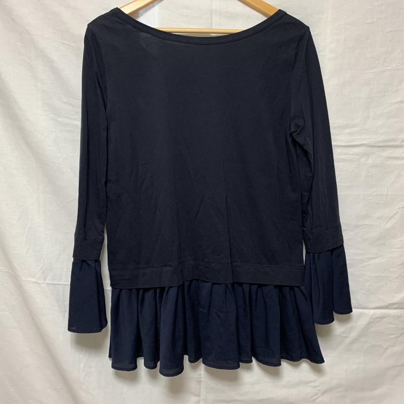 リズム R-ISM カットソー 長袖 6 無地 黒 / ブラック / レディース USED 古着 中古 10012124