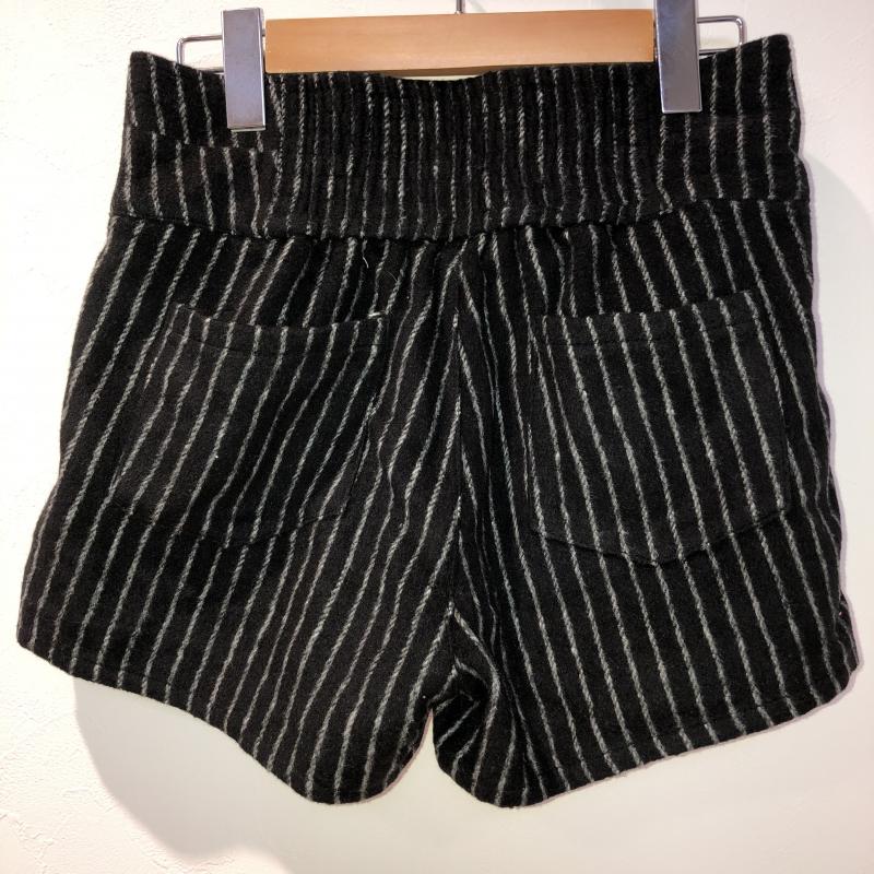 イング INGNI パンツ ショートパンツ M ストライプ 黒 / ブラック / X 白 / ホワイト / レディース USED 古着 中古 10012165