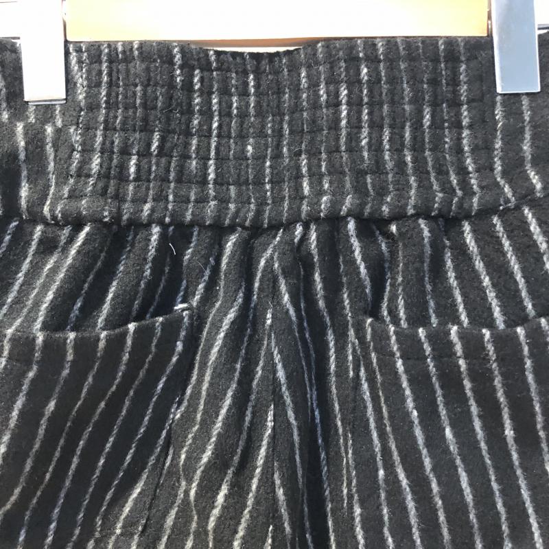 イング INGNI パンツ ショートパンツ M ストライプ 黒 / ブラック / X 白 / ホワイト / レディース USED 古着 中古 10012165