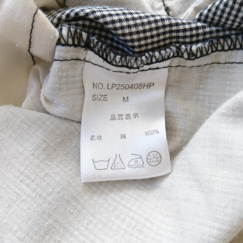 レプシィム LEPSIM パンツ ショートパンツ M チェック 白 / ホワイト / X 黒 / ブラック / レディース USED 古着 中古 10012201