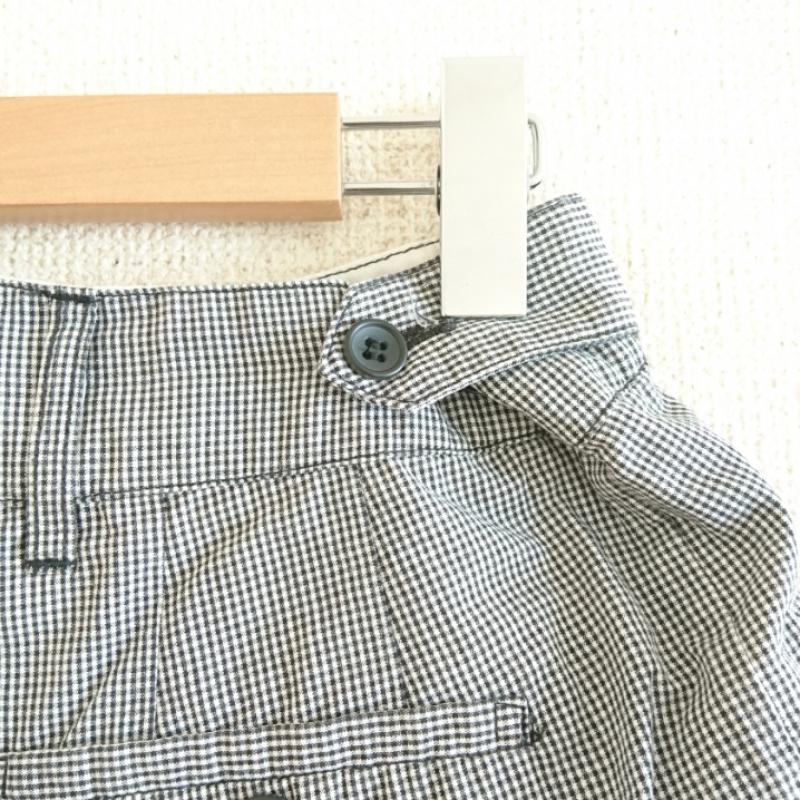 レプシィム LEPSIM パンツ ショートパンツ M チェック 白 / ホワイト / X 黒 / ブラック / レディース USED 古着 中古 10012201