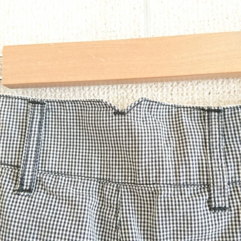 レプシィム LEPSIM パンツ ショートパンツ M チェック 白 / ホワイト / X 黒 / ブラック / レディース USED 古着 中古 10012201