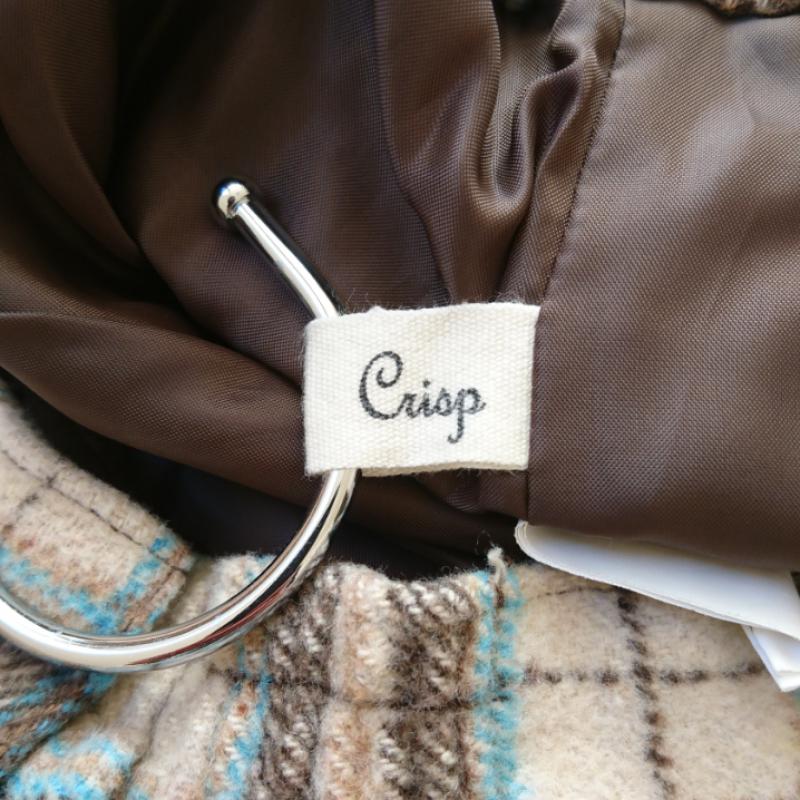クリスプ Crisp スカート ひざ丈スカート FREE チェック 茶 / ブラウン / X ベージュ / ベージュ / X 青 / ブルー / レディース USED 古着 中古 10012202