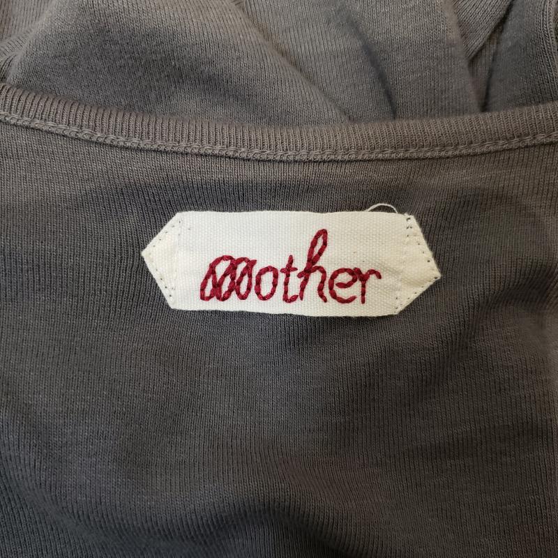 マザー mother カットソー 長袖 無地 灰 / グレー / レディース USED 古着 中古 10012238