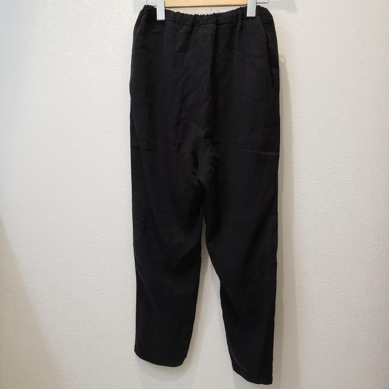 バルコニー アンド ベッド Balcony and Bed パンツ スラックス テーパードパンツ 無地 黒 / ブラック / レディース USED 古着 中古 10012251