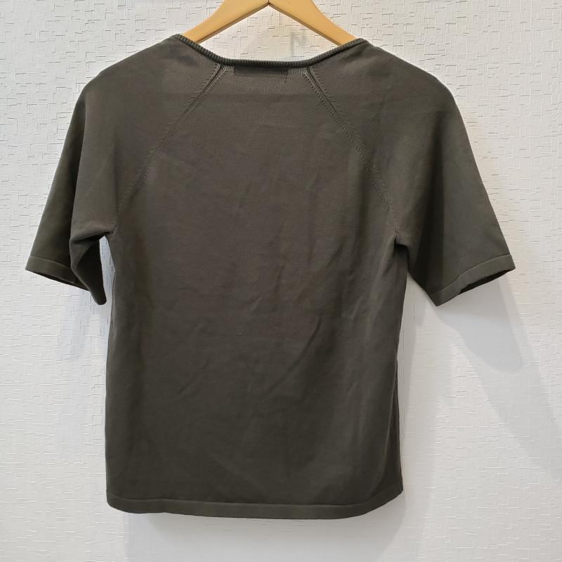 ズッカ ZUCCa カーディガン 半袖 M 無地 灰 / グレー / レディース USED 古着 中古 10012269