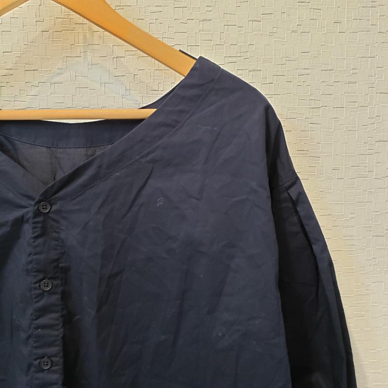 シンプリシテェ Simplicite シャツ、ブラウス 半袖 無地 紺 / ネイビー / レディース USED 古着 中古 10012270
