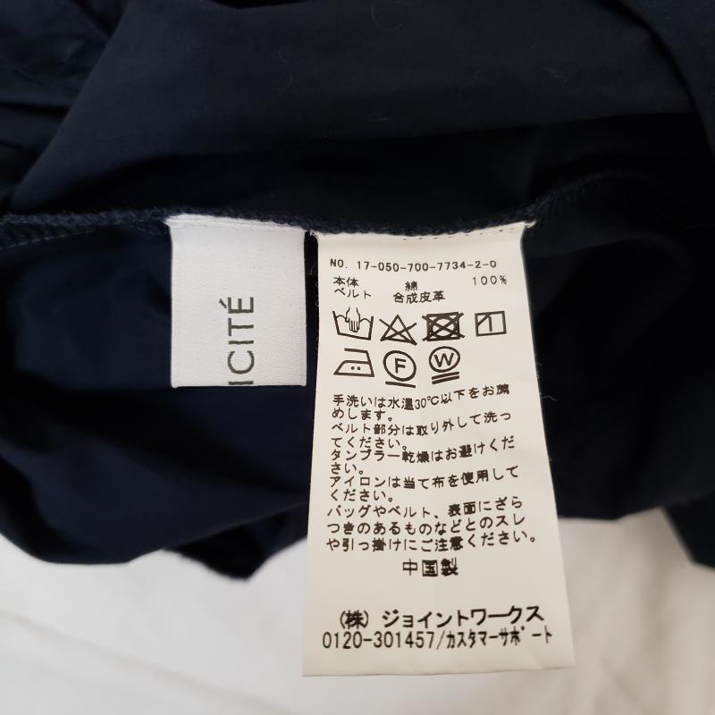 シンプリシテェ Simplicite シャツ、ブラウス 半袖 無地 紺 / ネイビー / レディース USED 古着 中古 10012270
