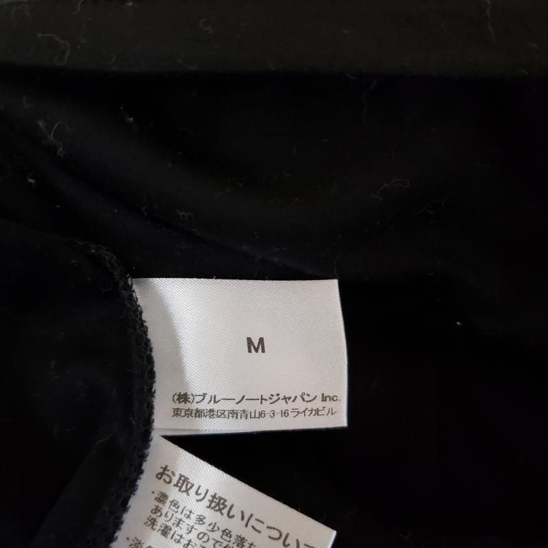 ブルーノート東京 BLUE NOTE TOKYO カットソー 半袖 M ロゴ、文字 X 無地 黒 / ブラック / レディース USED 古着 中古 10012273