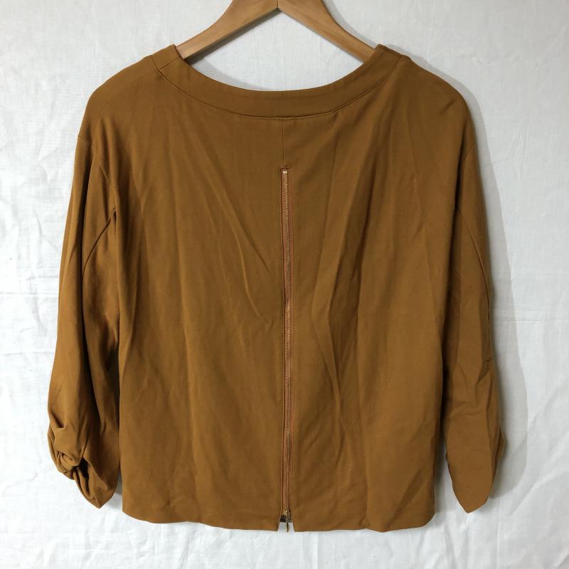 エンネア Ennea カットソー 長袖 38 無地 橙 / オレンジ / レディース USED 古着 中古 10012280
