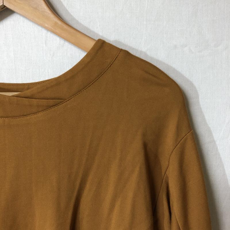 エンネア Ennea カットソー 長袖 38 無地 橙 / オレンジ / レディース USED 古着 中古 10012280