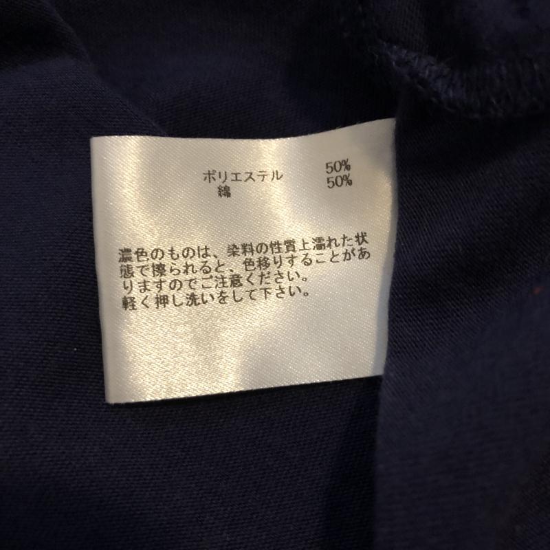 ホワイトジョーラ White Joola カットソー 七分袖 ギャザーデザインカットソー 38 無地 紺 / ネイビー / レディース USED 古着 中古 10012316