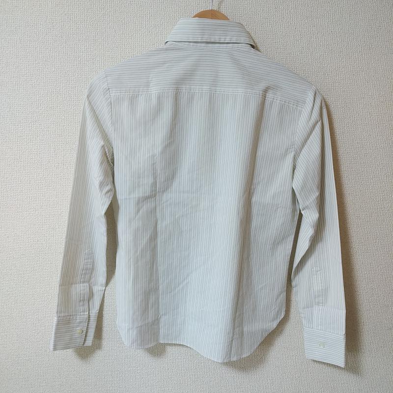 アンタイトル UNTITLED シャツ、ブラウス 長袖 2 ストライプ 白 / ホワイト / X 黒 / ブラック / レディース USED 古着 中古 10012334