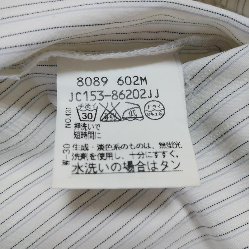 アンタイトル UNTITLED シャツ、ブラウス 長袖 2 ストライプ 白 / ホワイト / X 黒 / ブラック / レディース USED 古着 中古 10012334